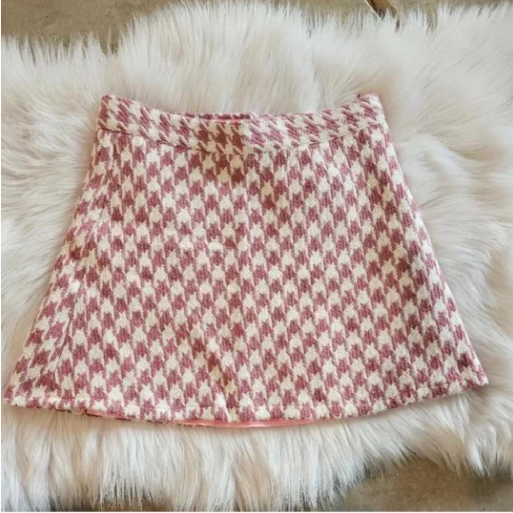 Sugar Thrillz Walk Of Fame Tweed Mini Skirt - Picture 6 of 7
